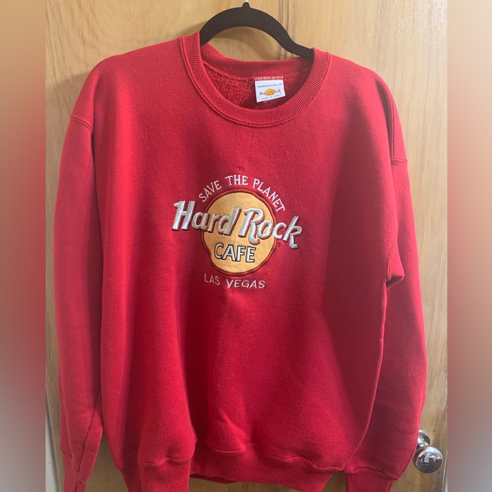Vintage Hard Rock Las Vegas Crewneck Sweatshirt